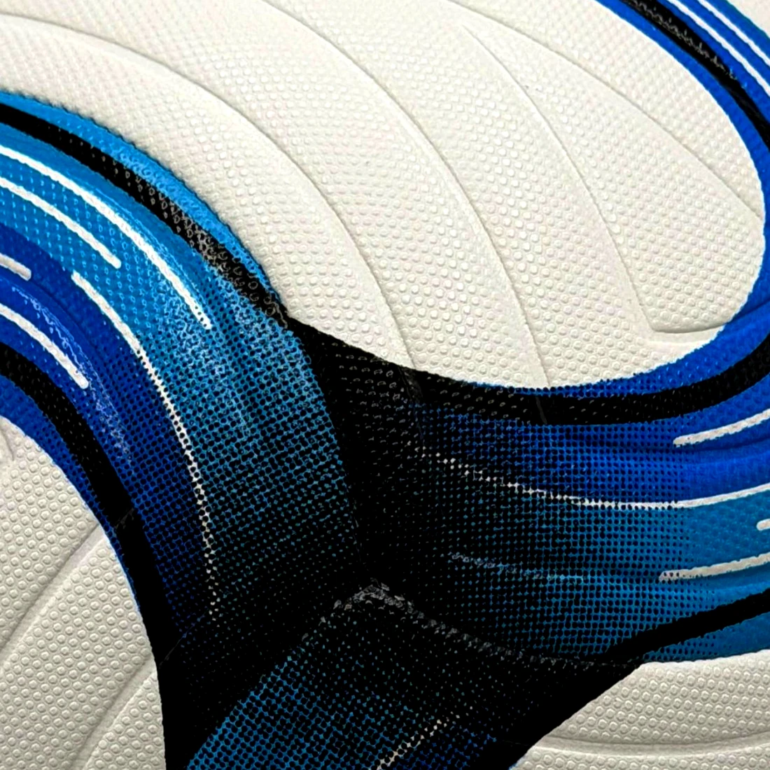 Twelve-panel construction and the seam on a size 4 EQPT football